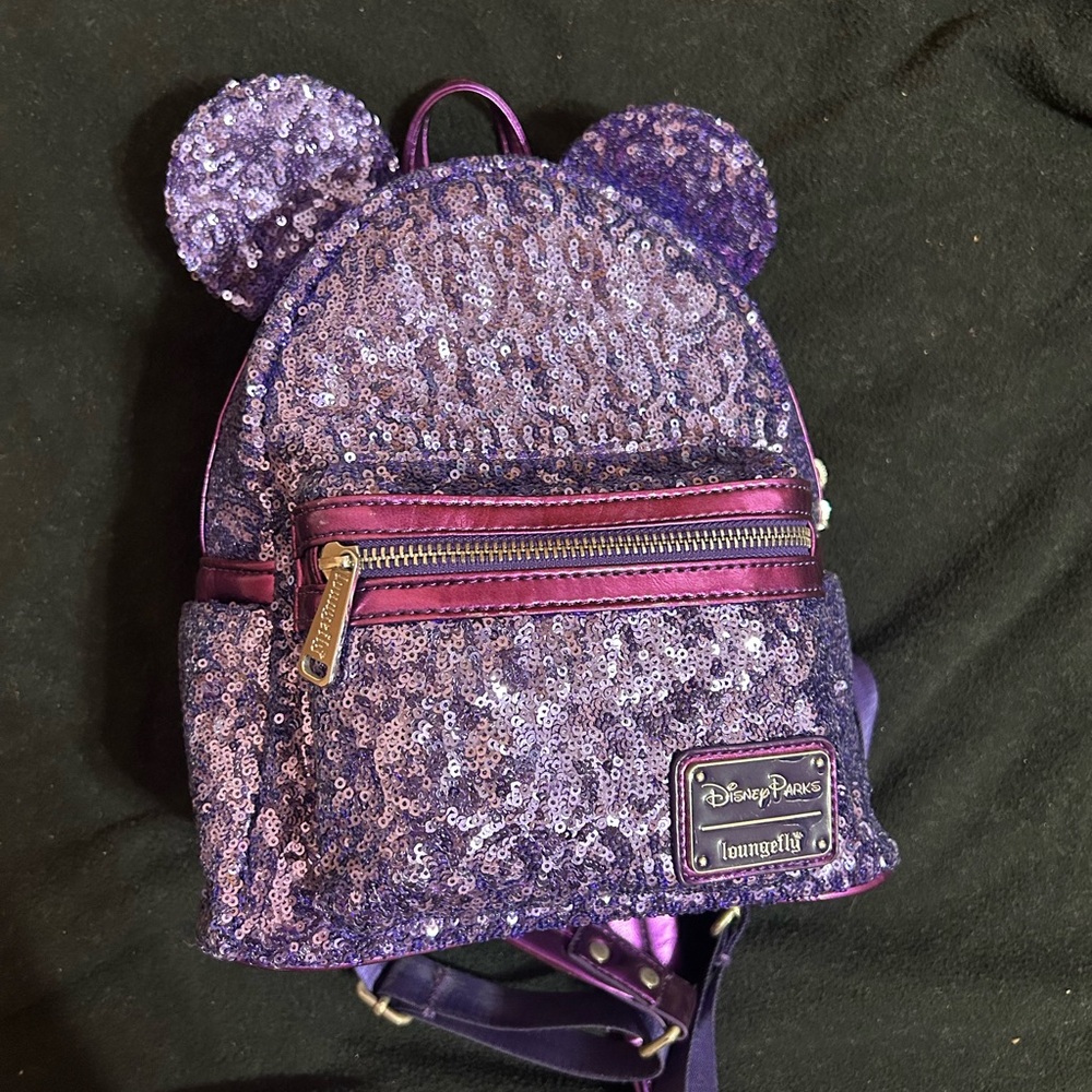 Loungefly purple potion mini backpack
